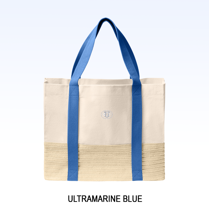 STRAW & CANVAS MARKET TOTE