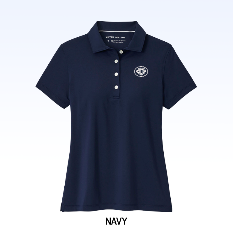 PETER MILLAR WOMEN'S SHORT SLEEVE BUTTON POLO