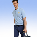 PETER MILLAR ALBATROSS STRIPE COTTON-BLEND PIQUÉ POLO