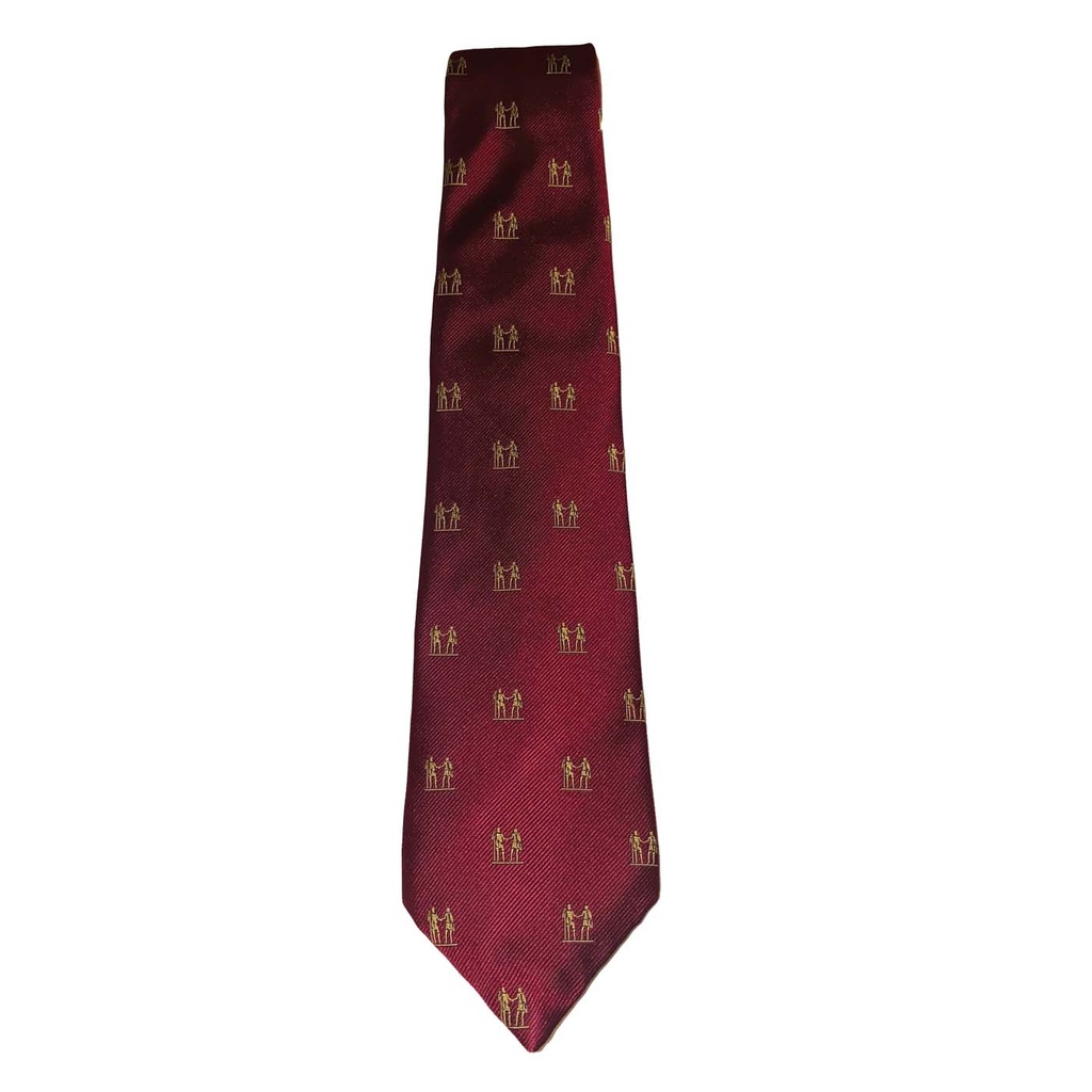 BURGUNDY SEAL TIE