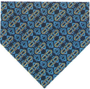 Designer Navy/Lt Blue/Gold