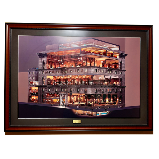 The Framed Club Cutaway Print