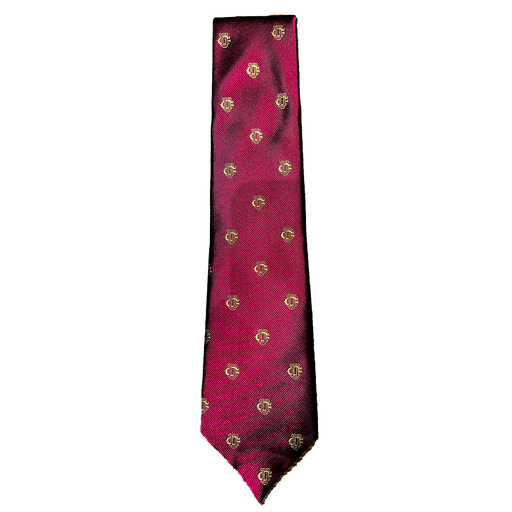 BURGUNDY LOGO TIE